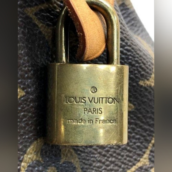 Louis Vuitton Speedy 30 Brown Monogram Coated Canvas Satchel Handbag - Picture 5 of 8